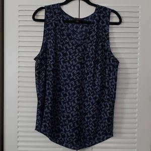 Banana Republic patterned sleeveless top
